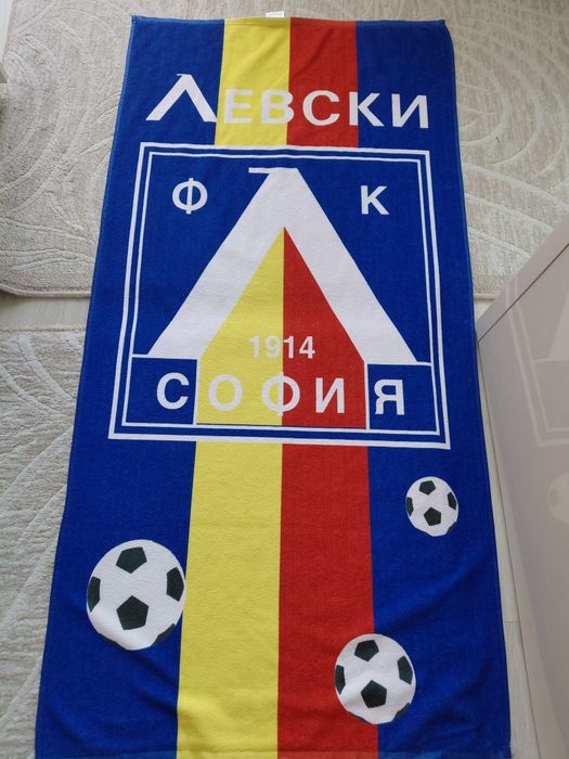 Кърпа на левски 140 на 70см