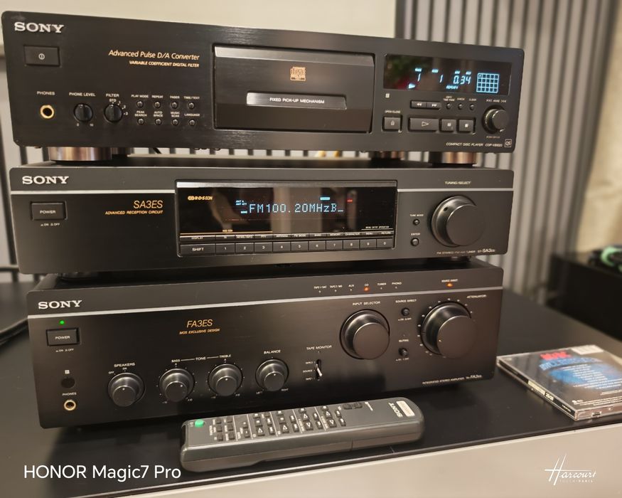 Amplificator,radio, CD linie Sony impecabilă  HI-FI