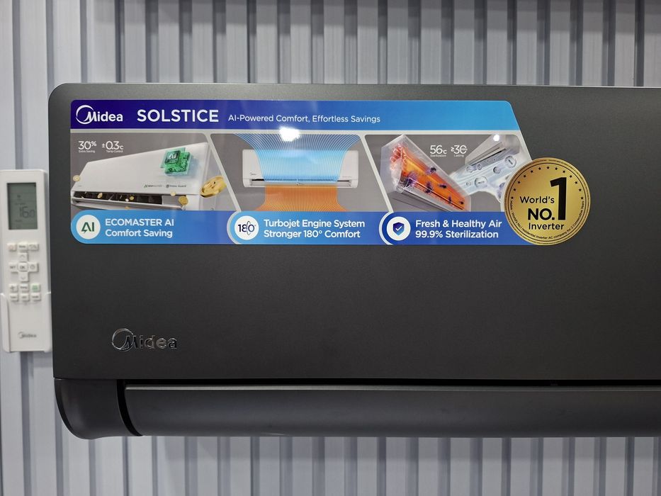 Кондиционер Midea Naomi Pro Ai Wi-Fi графит мощность 7\9\12\18\24 BTU