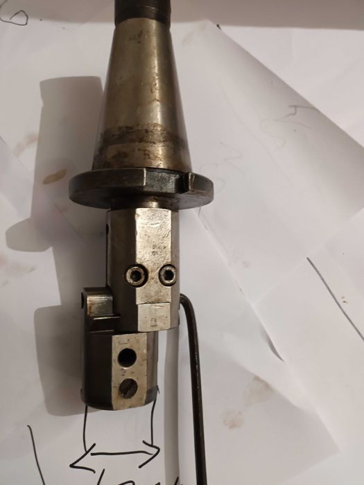 Cap cu excentric ISO 50,truse alezaj.