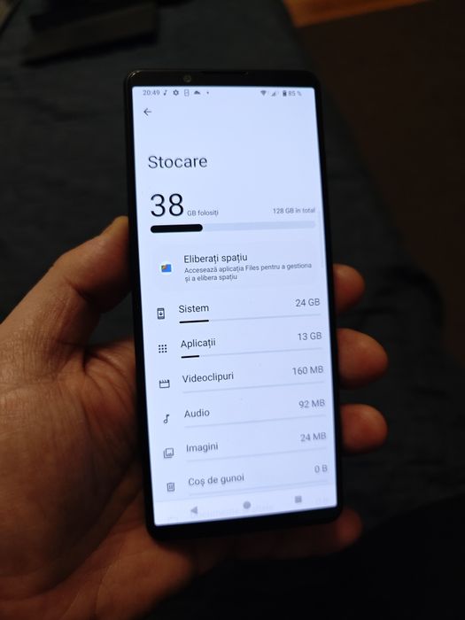 Sony Xperia 5 IV Black - 128GB - Aspect 10/10 - Liber rețea