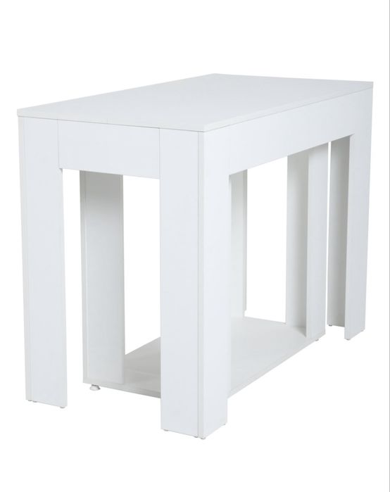 Стол консоль-трансформер, 200х100x76 см, ЛДСП, белый