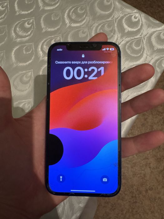 айфон 12 в синем цвете