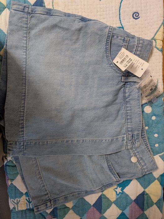 Юбка-шорты юникло джинсовые