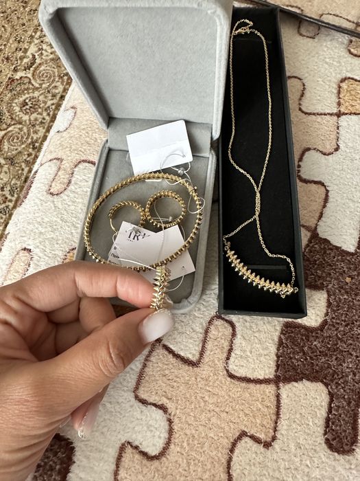 Браслет, кольцо, серьги, ожерелье Clash