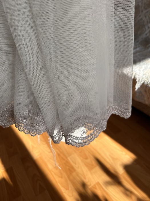 Тюль сетка с фестонами