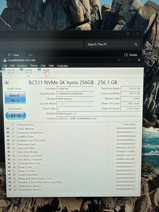2x ssd M2 2230 capacitate 256gb