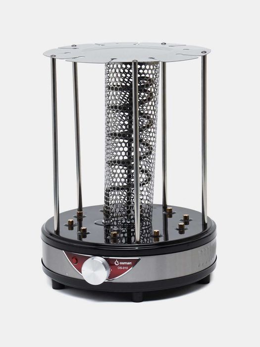 Электрическая шашлычница вертел-барбекю Osman OS-010, 10 шампуров