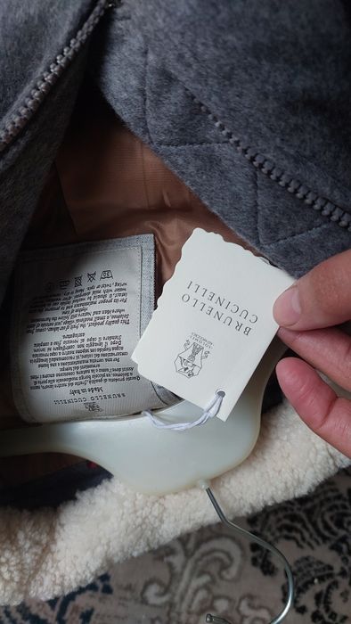 Brunello Cucinelli Italiya brendi Kashmir astarli Kurtka