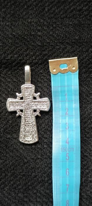 Цепь крест кольцо