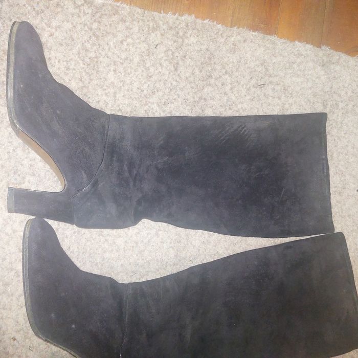 Кожени/велурени  ботуши