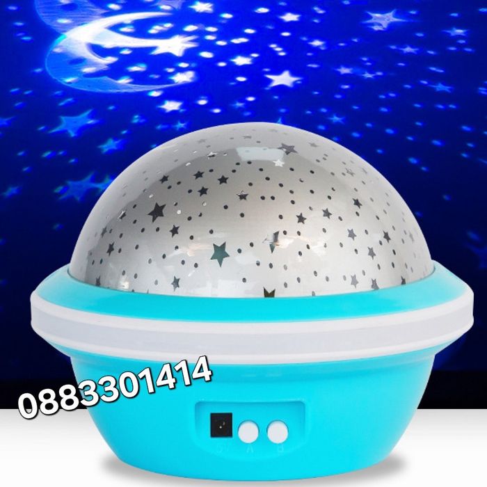 Нощна лампа Звезди Небе Цветна