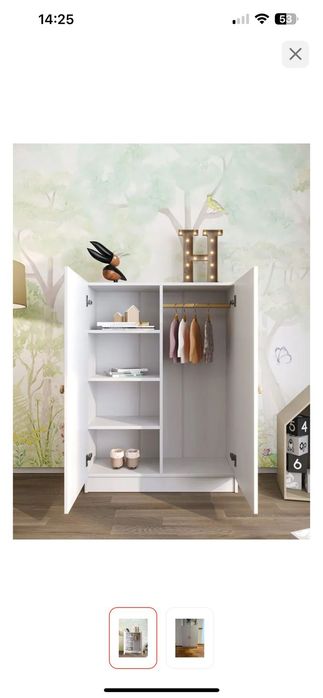 Шкаф детский свет белый