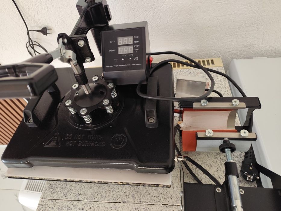 Presă termică, transfer termic