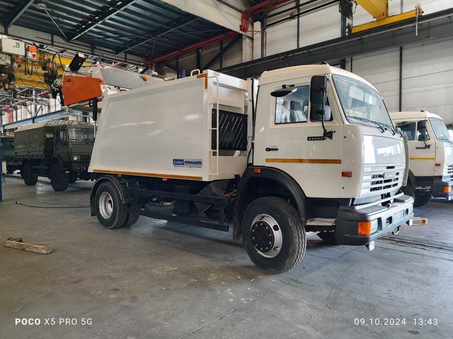 Мусоровоз Камаз 11м3 с манипулятором