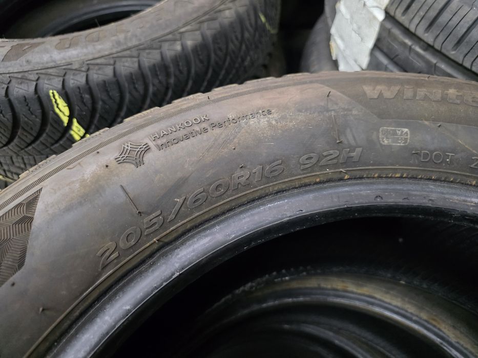 4бр Зимни гуми 205 60 16 - Hankook - DOT 2023