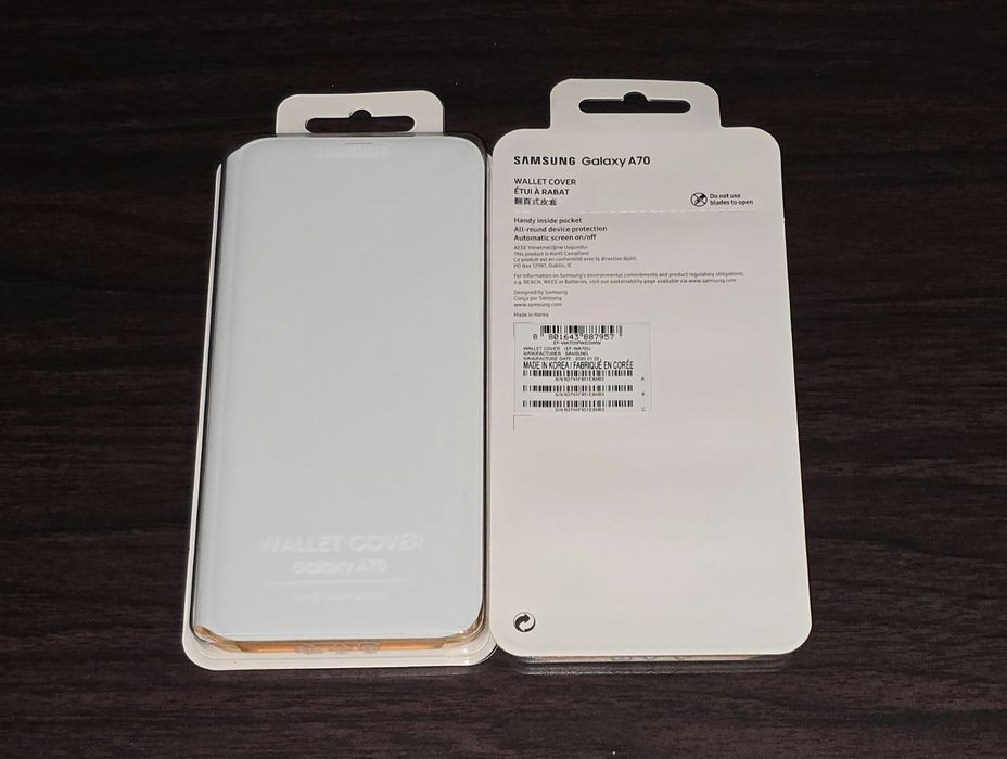 Husa flip smart activa originala Samsung Wallet Cover Galaxy A70 A705