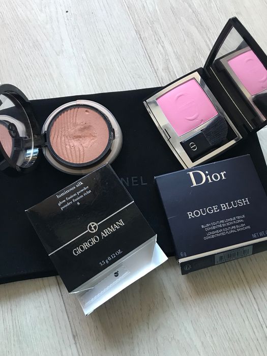 Руж Dior , бронзант Armani