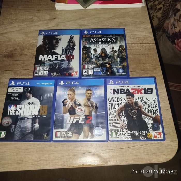 Диски на ps4 ,возможен обмен