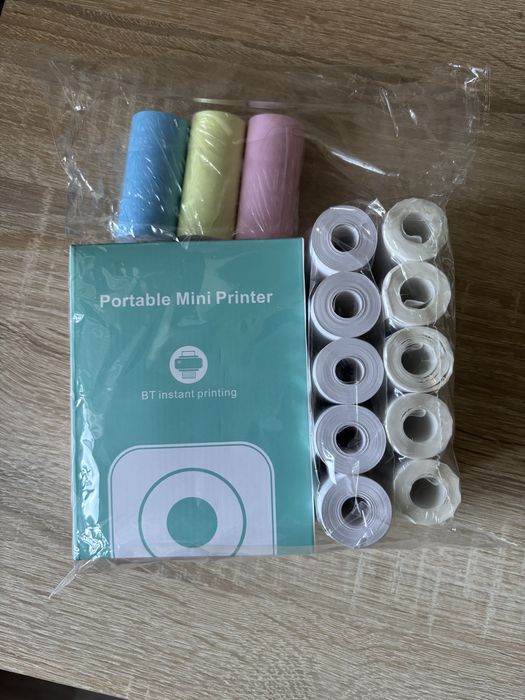 Mini imprimanta portabila + rezerve