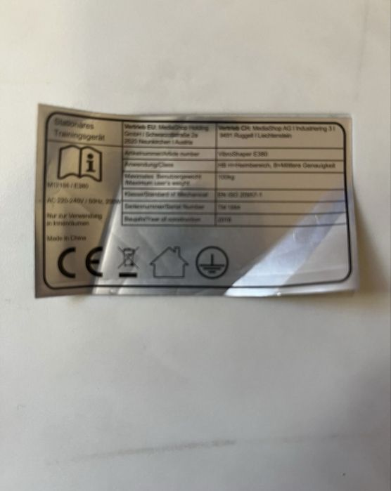 Aparat Fitness Mediashop Vibro Shaper 3 programe 99 trepte de viteza