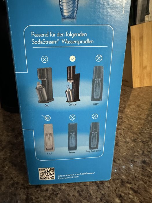 Sodastream Crystal 2x cana  de sticla