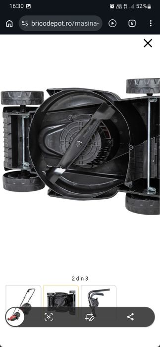 Masina de tuns iarba, electrica, 1200W, latime taiere 32 cm,  nou la cutie 2 ani garanție,