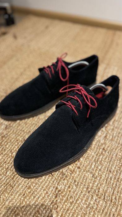 Pantofi barbati din piele intoarsa eleganti