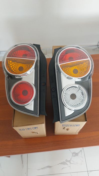 Спарк белые фары Задние