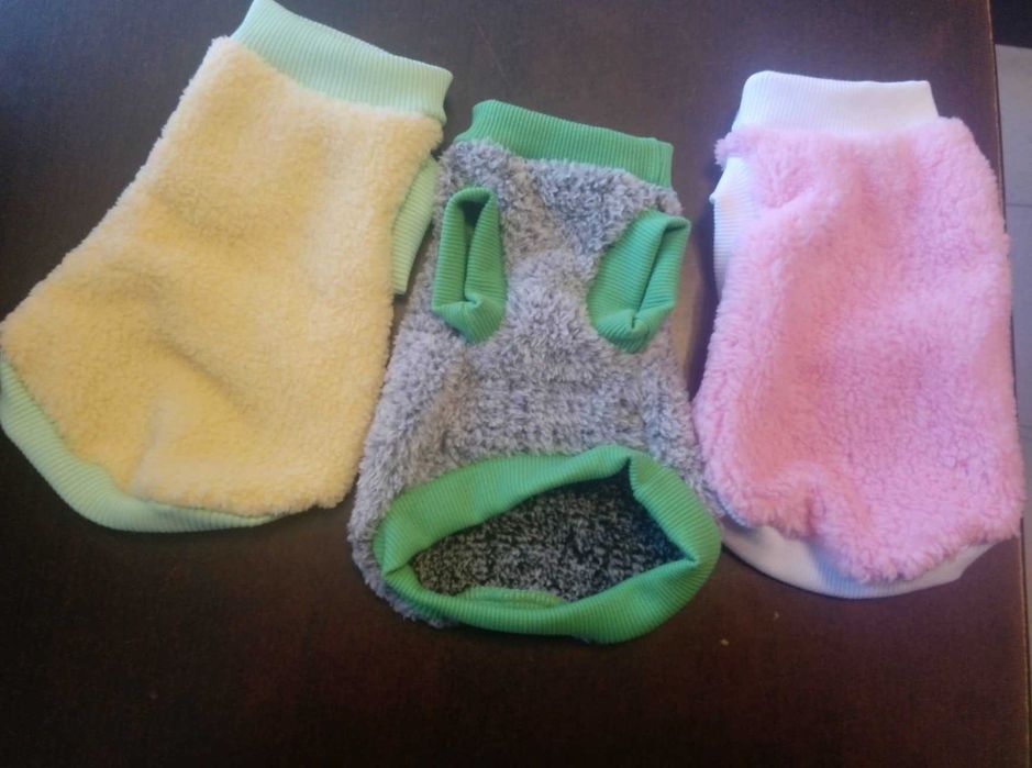 Блузки за кученца.Меки и топли за зимата