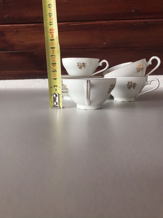 Vand set 6 cesti de portelan pt cafea