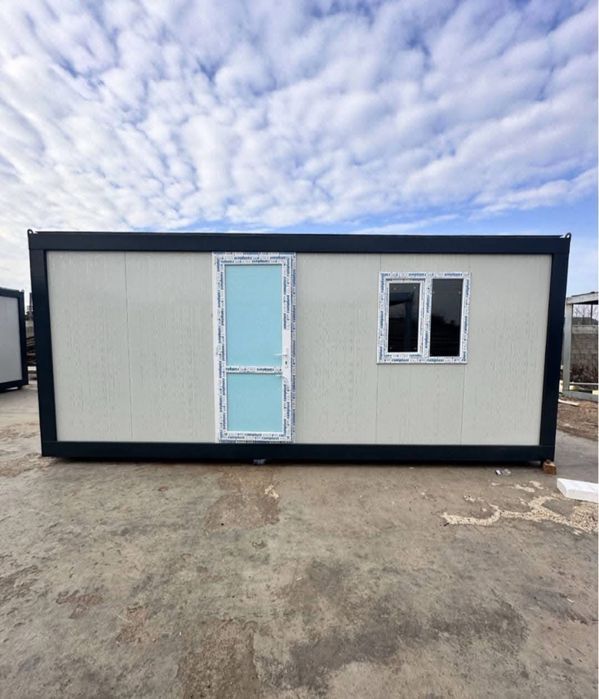 Vand containere modulare 6x3 cu grup sanitar baie