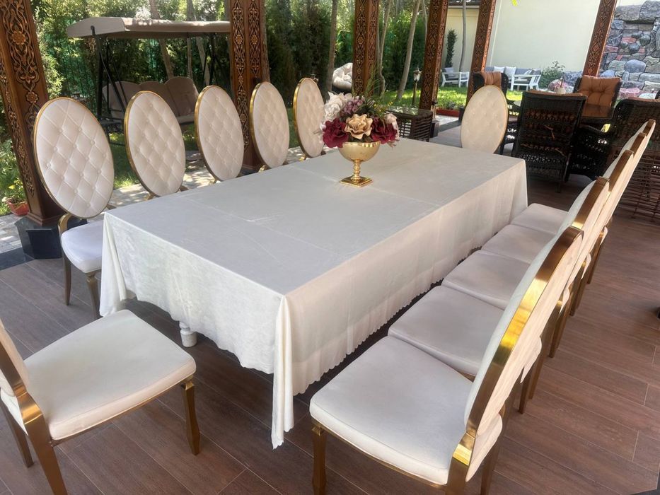 Prokat | Arenda 5$ dollardan Stol stullar posuda naves furshet