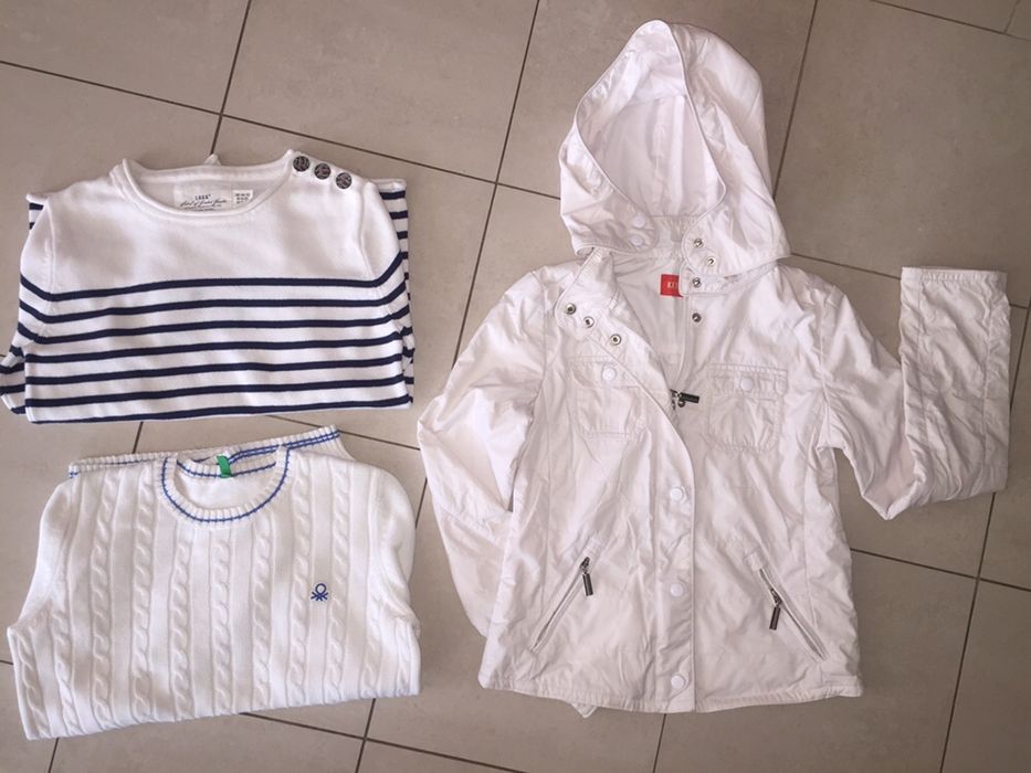 Яке,блузки,клин Lui Joe;Бенетон/Benetton;Okaidi,жилетка Roxy-140/146