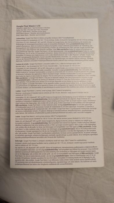 Vând ceas Google Pixel Watch 2 LTE impecabil