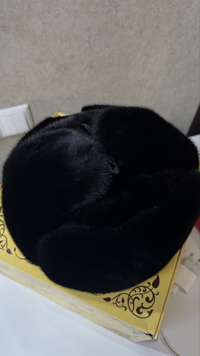 Норковая шапка ушанка