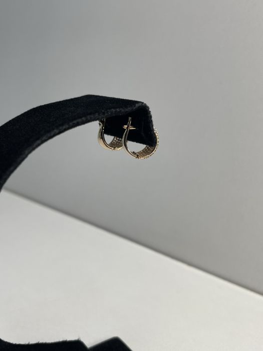 Серьги бочонки 585.