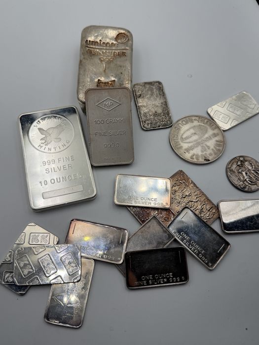 Argint pentru investitie 999  Uncie Lingou 10 oz
