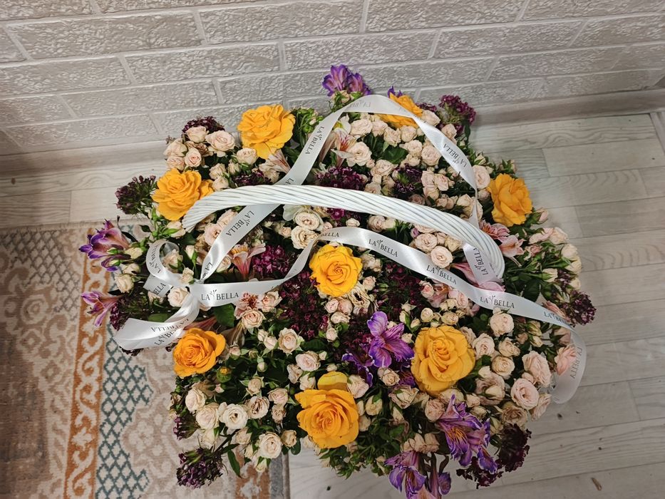 Цветы букет, корзина