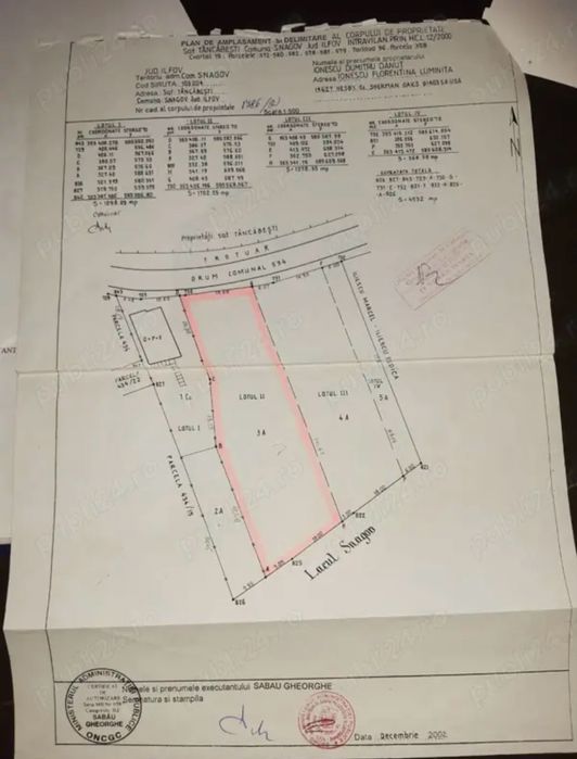 Teren de vanzare Lac Snagov