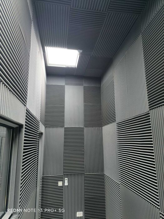 Акустические поролони студия кинотеатр эхо шум звук.