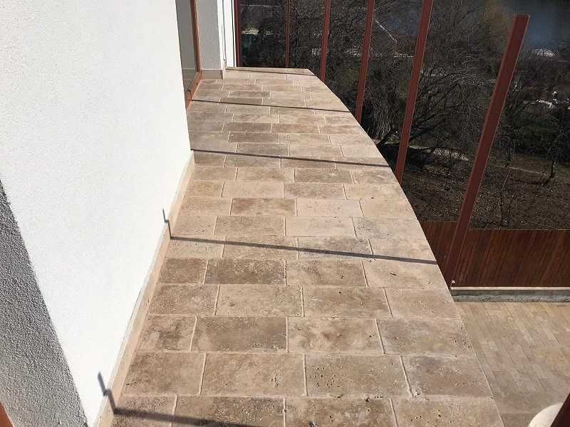 Piatra naturala/pavaj travertin/travertin Walnut 15.2 x 30.5 x 3 cm