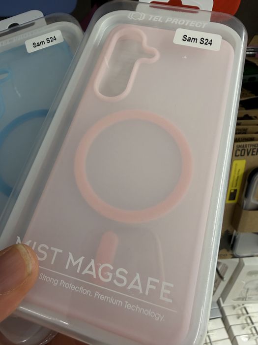 Samsung Galaxy S23, Samsung Galaxy S24 матиран MAGSAFE гръб