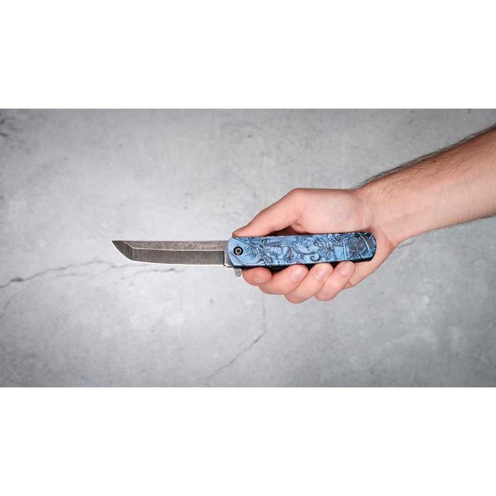 Сгъваем нож Ganzo G626-GS Blue Samurai Tanto