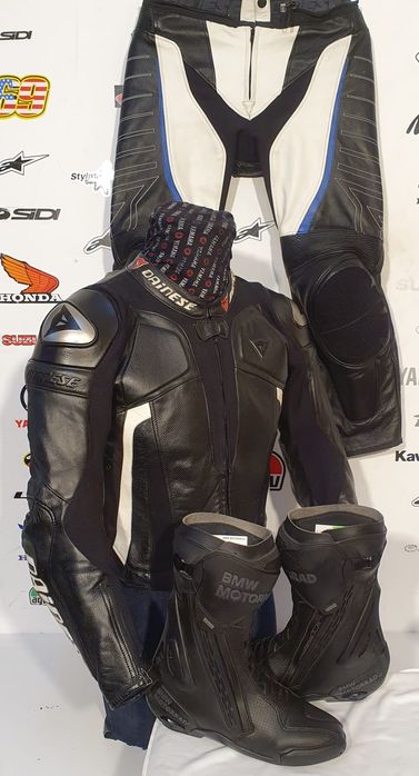 Costum moto din două piese