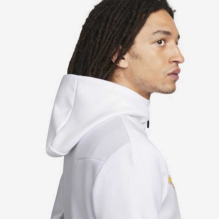 Мъжко горнище Nike Tech Fleece White/Grey/Yellow - размер S