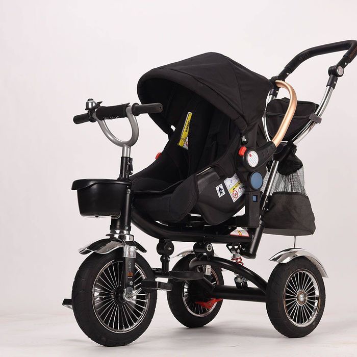 Детский трёхколёсный велосипед 5586A, трансформер | 9 месяц + до 5 лет