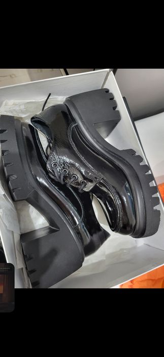 Pantofi Eva Minge mar 37 piele naturala lacuita noi