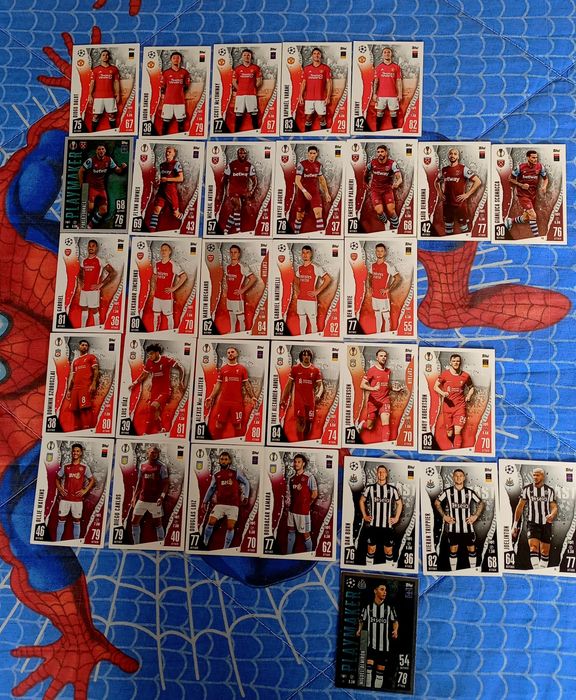 Продавам,Заменям  Карти "Match Attax"сезон 2023/2024