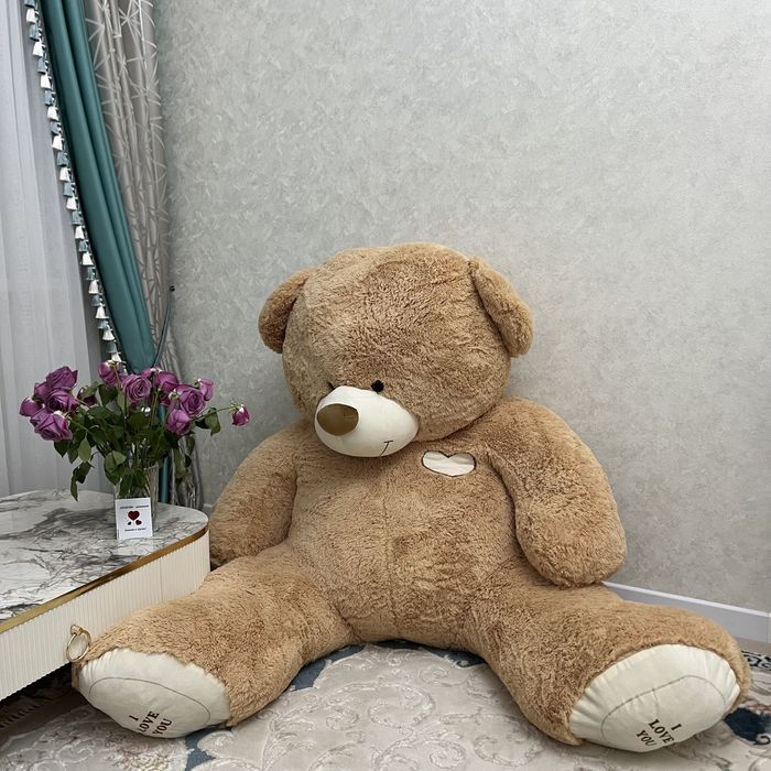 Большие плюшевые мишки • Акция • KASPI RED • Рассрочка 0-0-12 •